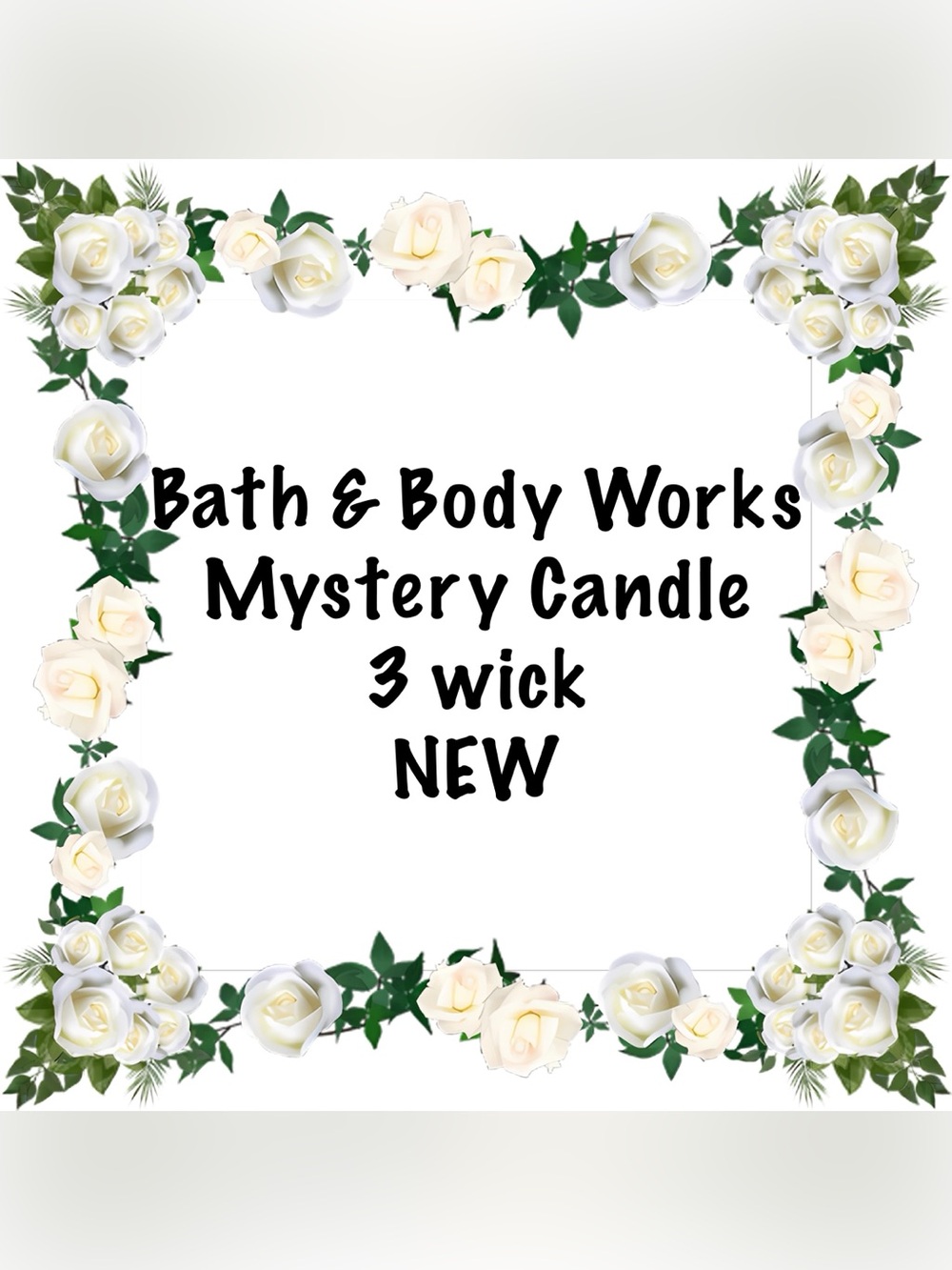 Bath & Body Works 3 Wick Candle MYSTERY New